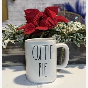 Rae Dunn White 'Cutie Pie' Mug